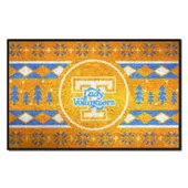 Fan Mats Tennessee Volunteers Holiday Sweater Starter Mat Accent Rug - 19In. X 30In., Lady Volunteer