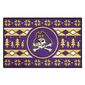 Fan Mats East Carolina Pirates Holiday Sweater Starter Mat Accent Rug - 19In. X 30In.