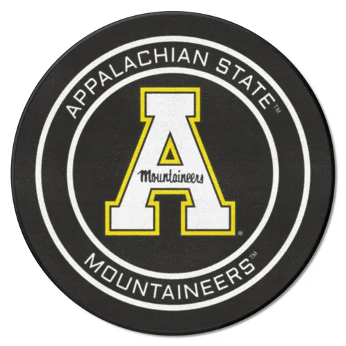 Fan Mats Appalachian State Mountaineers Hockey Puck Rug - 27In. Diameter