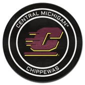 Fan Mats Central Michigan Hockey Puck Rug - 27In. Diameter