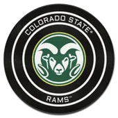 Fan Mats Colorado State Hockey Puck Rug - 27In. Diameter