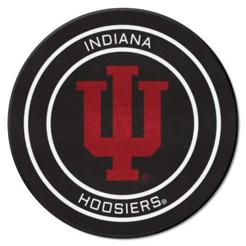 Fan Mats Indiana Hooisers Hockey Puck Rug - 27In. Diameter