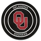 Fan Mats Oklahoma Hockey Puck Rug - 27In. Diameter