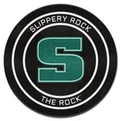 Fan Mats Slippery Rock Hockey Puck Rug - 27In. Diameter