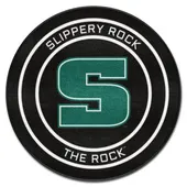 Fan Mats Slippery Rock Hockey Puck Rug - 27In. Diameter