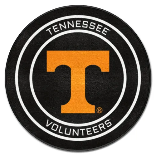 Fan Mats Tennessee Hockey Puck Rug - 27In. Diameter