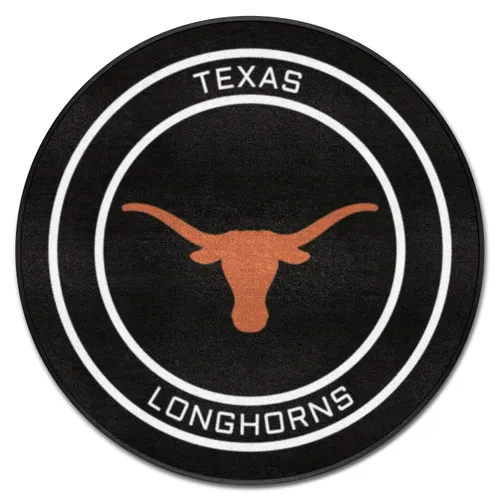 Fan Mats Texas Hockey Puck Rug - 27In. Diameter