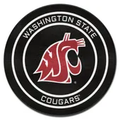 Fan Mats Washington State Hockey Puck Rug - 27In. Diameter