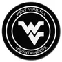 Fan Mats West Virginia Hockey Puck Rug - 27In. Diameter