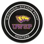 Fan Mats Wisconsin-Stevens Point Hockey Puck Rug - 27In. Diameter