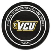 Fan Mats Vcu Hockey Puck Rug - 27In. Diameter