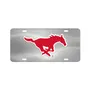 Fan Mats Smu Mustangs 3D Stainless Steel License Plate