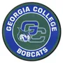 Fan Mats Georgia College Bobcats Roundel Rug - 27In. Diameter