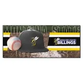 Fan Mats Montana State Billings Yellow Jackets Baseball Runner Rug - 30In. X 72In.