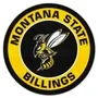 Fan Mats Montana State Billings Yellow Jackets Roundel Rug - 27In. Diameter