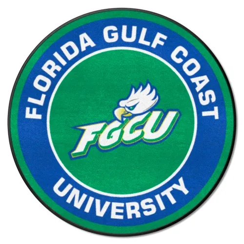 Fan Mats Florida Gulf Coast Eagles Roundel Rug - 27In. Diameter