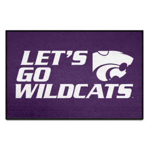 Fan Mats Kansas State Starter Mat Accent Rug - 19In. X 30In. Slogan Design