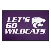 Fan Mats Kansas State Starter Mat Accent Rug - 19In. X 30In. Slogan Design