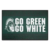 Fan Mats Michigan State Starter Mat Accent Rug - 19In. X 30In. Slogan Design