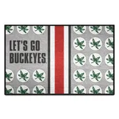 Fan Mats Ohio State Starter Mat Accent Rug - 19In. X 30In. Slogan Design