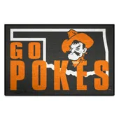 Fan Mats Oklahoma State Cowboys Starter Mat Accent Rug - 19In. X 30In. Slogan Starter Mat