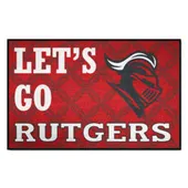 Fan Mats Rutgers Starter Mat Accent Rug - 19In. X 30In. Slogan Design