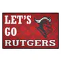 Fan Mats Rutgers Starter Mat Accent Rug - 19In. X 30In. Slogan Design