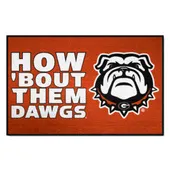 Fan Mats Georgia Starter Mat Accent Rug - 19In. X 30In. Slogan Design