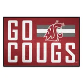 Fan Mats Washington State Cougars Starter Mat Accent Rug - 19In. X 30In. Slogan Starter Mat