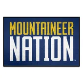 Fan Mats West Virginia Mountaineers Starter Mat Accent Rug - 19In. X 30In. Slogan Starter Mat