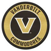 Fan Mats Vanderbilt Commodores Roundel Rug - 27In. Diameter