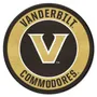 Fan Mats Vanderbilt Commodores Roundel Rug - 27In. Diameter