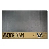 Fan Mats Vanderbilt Commodores Vinyl Grill Mat - 26In. X 42In.