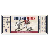 Fan Mats Duquesne Duke Ticket Runner Rug - 30In. X 72In.