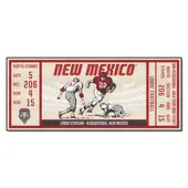 Fan Mats New Mexico Ticket Runner Rug - 30In. X 72In.