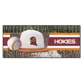 Fan Mats Virginia Tech Hokies Baseball Runner Rug - 30In. X 72In.