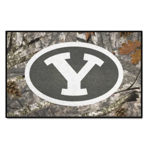 Fan Mats Byu Cougars Camo Starter Mat Accent Rug - 19In. X 30In.
