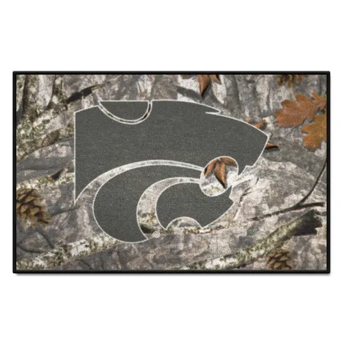 Fan Mats Kansas State Wildcats Camo Starter Mat Accent Rug - 19In. X 30In.