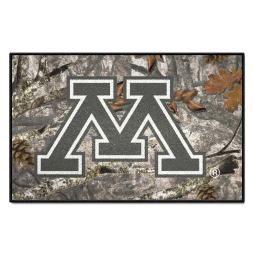 Fan Mats Minnesota Golden Gophers Camo Starter Mat Accent Rug - 19In. X 30In.