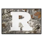 Fan Mats Rutgers Scarlett Knights Camo Starter Mat Accent Rug - 19In. X 30In.