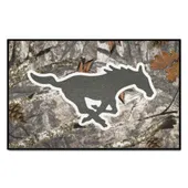 Fan Mats Smu Mustangs Camo Starter Mat Accent Rug - 19In. X 30In.