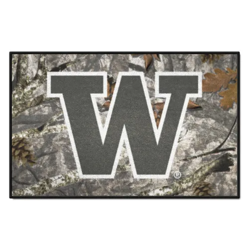 Fan Mats Washington Huskies Camo Starter Mat Accent Rug - 19In. X 30In.