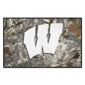 Fan Mats Wisconsin Badgers Camo Starter Mat Accent Rug - 19In. X 30In.