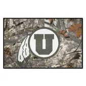 Fan Mats Utah Utes Camo Starter Mat Accent Rug - 19In. X 30In.