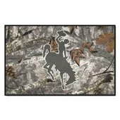 Fan Mats Wyoming Cowboys Camo Starter Mat Accent Rug - 19In. X 30In.