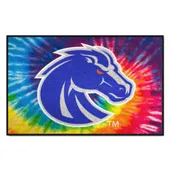 Fan Mats Boise State Broncos Tie Dye Starter Mat Accent Rug - 19In. X 30In.