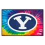 Fan Mats Byu Cougars Tie Dye Starter Mat Accent Rug - 19In. X 30In.