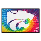 Fan Mats Kansas State Wildcats Tie Dye Starter Mat Accent Rug - 19In. X 30In.