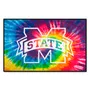 Fan Mats Mississippi State Bulldogs Tie Dye Starter Mat Accent Rug - 19In. X 30In.