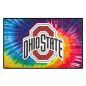 Fan Mats Ohio State Buckeyes Tie Dye Starter Mat Accent Rug - 19In. X 30In.